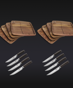 Steak Knife & Bistecca Plate Set, 16-pc (Espresso)