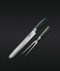 Damascus Steel Carving Set, 2-pc