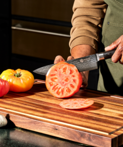 Alternative view of Damascus Steel Knife Set, 6-pc (Espresso)