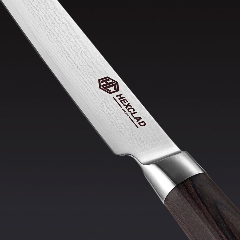 Damascus Steel Steak Knife Set, 8-pc (Espresso) - Image 2