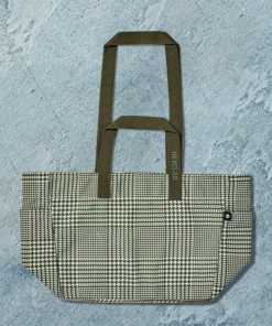 The Everything Everywhere Bag (Houndstooth-Forest)
