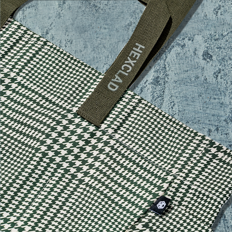 The Everything Everywhere Bag (Houndstooth-Forest) - Image 2