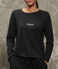 Cursive Hexclad Women??s Long-Sleeve T-Shirt