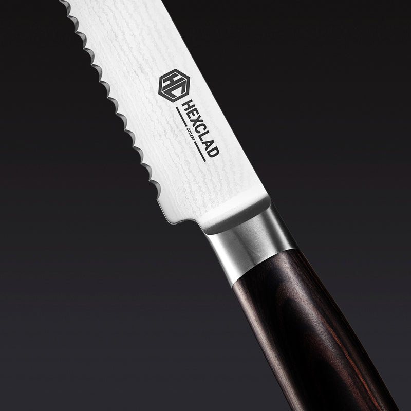 Damascus Steel Knife Set, 6-pc (Espresso) - Image 4