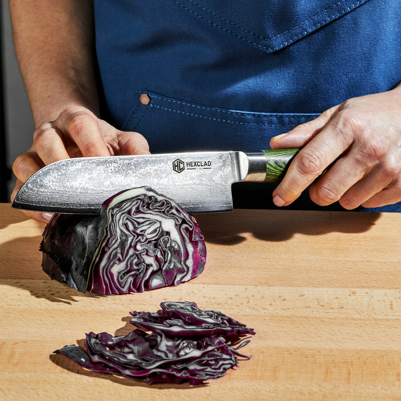 Damascus Steel Santoku Knife, 7″ - Image 6