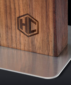 Alternative view of Magnetic Knife Block, Walnut